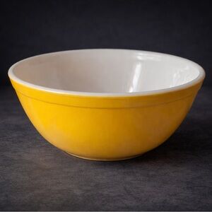 Vintage Pyrex Yellow Mixing Bowl